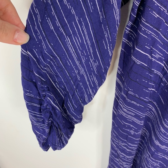 Apt. 9 • purple space-dye pattern v neck tunic - Picture 5 of 8